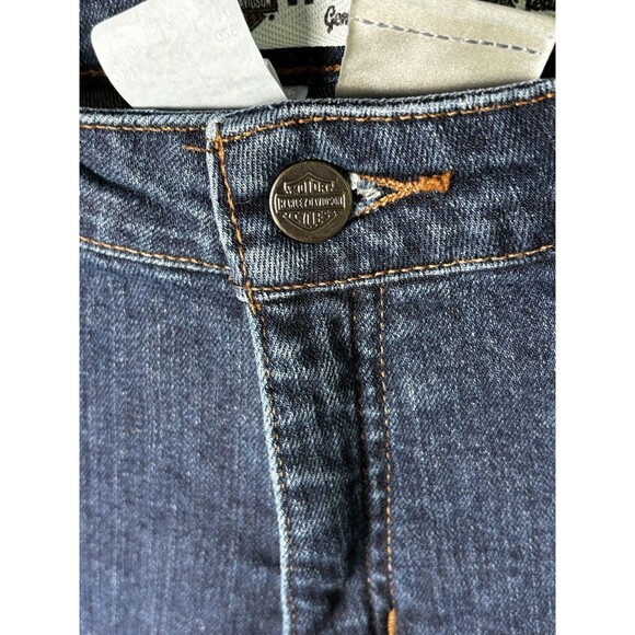 Harley Davidson Jeans Womens 10 Blue Straight Denim Motorcycle Biker regular - Picture 7 of 16